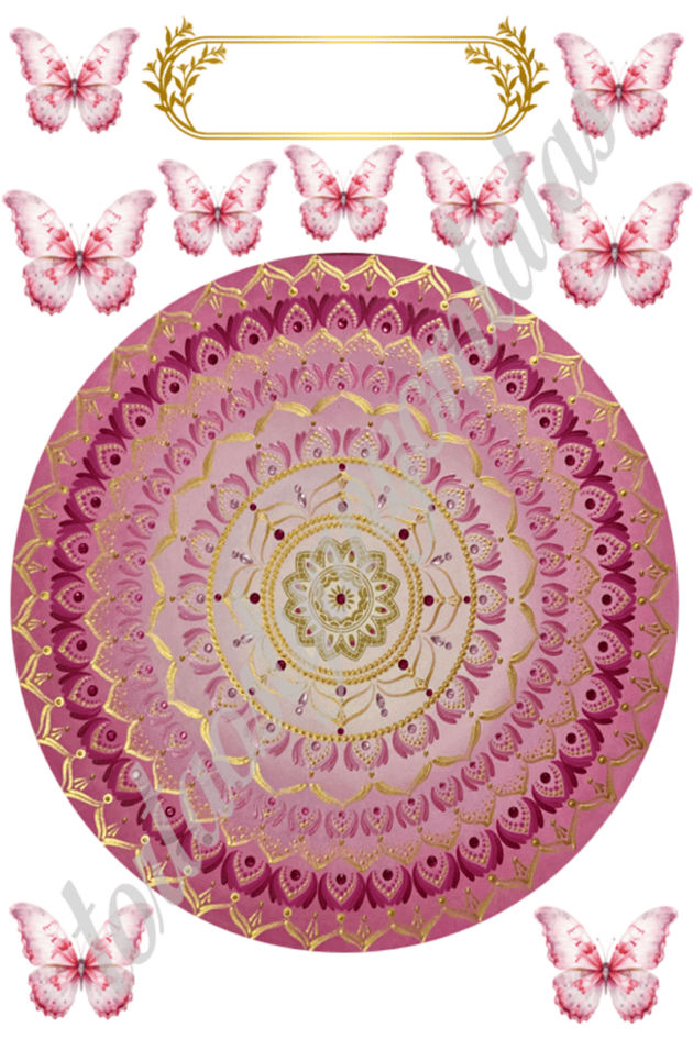 A4 tortaostya szett – Mandala