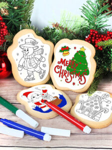 Karácsonyi színező fondantlap - Image 3