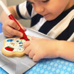 Karácsonyi színező fondantlap