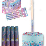 Torta tűzijáték - Unikornisos (16cm)