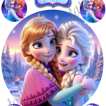 A4 tortaostya szett – Jégvarázs 4