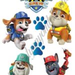 A4 tortaostya szett – Rubble és a brigád