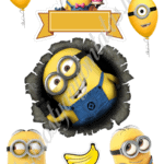 A4 tortaostya szett – Minyonok2