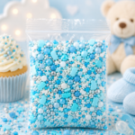 Cake Masters dekor cukorgyöngy - Babaváró kék
