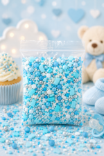 Cake Masters dekor cukorgyöngy - Babaváró kék