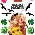 A4 tortaostya szett – Oroszlánkirály