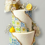 Fondantlap A4 - Mediterrán csempeminta