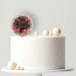 Plexi tortabeszúró- Piros tulipánok