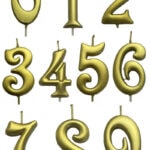 Számgyertya- arany