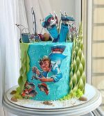 A4 tortaostya szett – Horgász 3 - Image 2