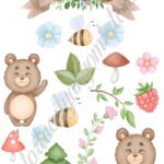 A4 tortaostya szett – Macis 3