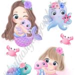 A4 tortaostya szett – Sellő 2