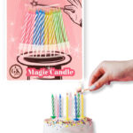 Mágikus, újragyulladó gyertya - 12db