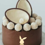 Akril cupcake topper - Nyuszis