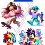 A4 tortaostya szett – Roblox