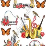 A4 tortaostya szett – Zene