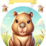 A4 tortaostya szett – Capybara