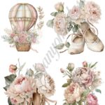 A4 tortaostya szett – Pasztell álom