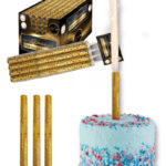 Torta tűzijáték - Arany (20cm)