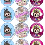 Cupcake korongok - Labubu