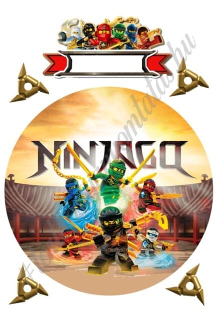 A4 tortaostya szett – Ninjago 2