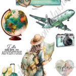 A4 tortaostya szett – Utazás 1