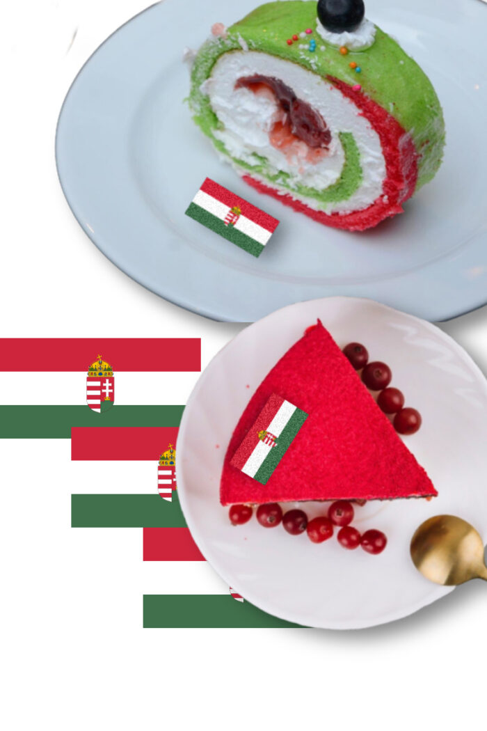 Ehető üdvözlőkártya - Magyar nemzeti zászló - Image 1