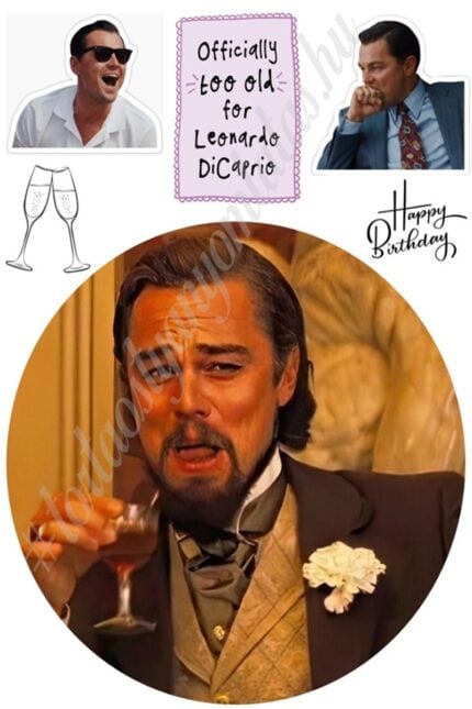 A4 tortaostya szett – Too old for Leo