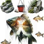 A4 tortaostya szett – Horgász 4