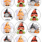 Cupcake korongok - Halloween 02