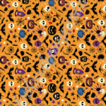 Tortapapír tapétaminta - Halloween 02