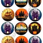 Cupcake korongok - Halloween 07