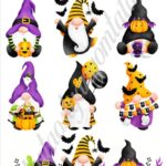 A4 tortaostya szett – Halloween 07