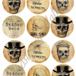 Cupcake korongok - Halloween 08