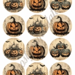 Cupcake korongok - Halloween 09