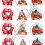 Cupcake korongok - Karácsony 10