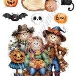 A4 tortaostya szett – Halloween 01