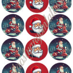 Cupcake korongok - Karácsony 12