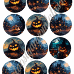 Cupcake korongok - Halloween 13