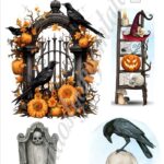 A4 tortaostya szett – Halloween 03