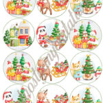 Cupcake korongok - Karácsony 16