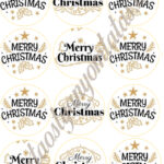 Cupcake korongok - Karácsony 18