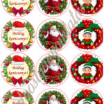 Cupcake korongok - Karácsony 19