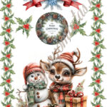 A4 tortaostya szett – Karácsony 02