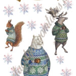 A4 tortaostya szett – Karácsony 28