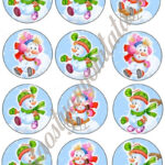 Cupcake korongok - Karácsony 04