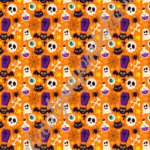 Habcsók / Csokoládé-transzferfólia - Halloween 04