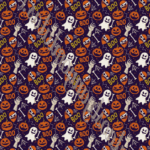 Habcsók / Csokoládé-transzferfólia - Halloween 05