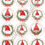 Cupcake korongok - Karácsony 08