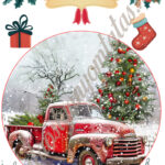 A4 tortaostya szett – Karácsony 08